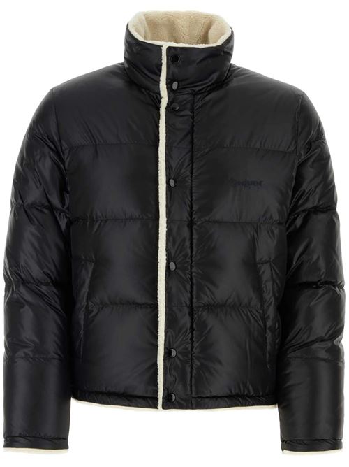 Black feather down jacket SAINT LAURENT | 745644Y9G121001